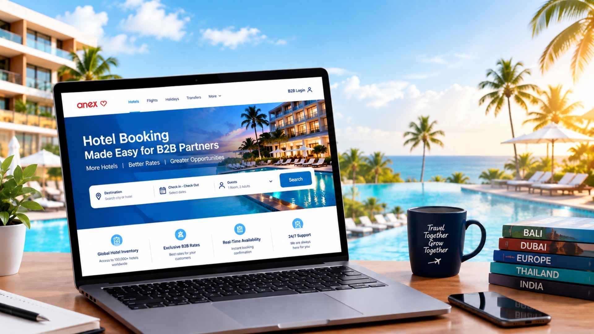B2B hotel booking platforms