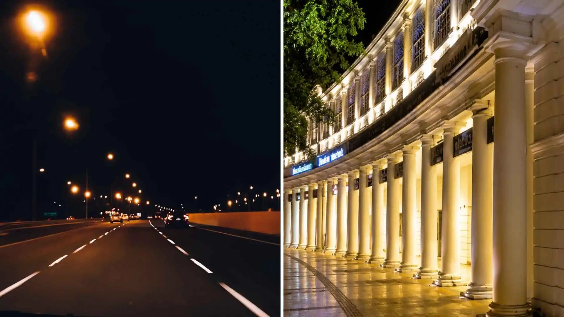 Best Places in Delhi to visit at Night, Ridge Road in delhi, Connaught palace