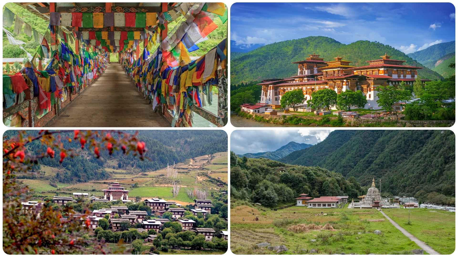 Best Time to visit Bhutan by Region - Paro, Thimphu, Punakha, Bumthang, Eastern Bhutan 