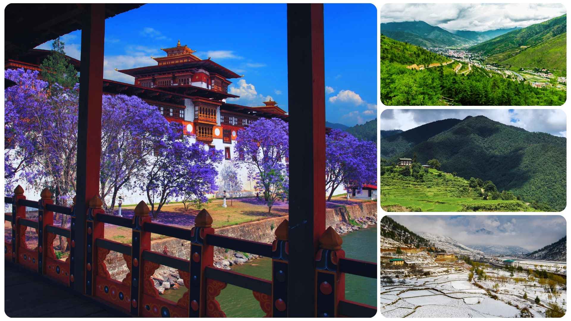 Bhutan Seasons, Spring in Bhutan, Summer in Bhutan, Monsoon in Bhutan, Winter in Bhutan, Autumn in Bhutan