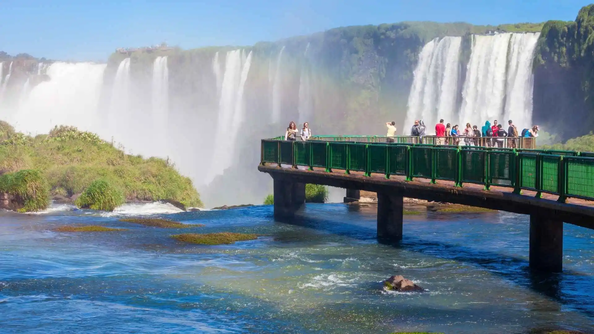 Enjoy the View of the Iguazu Falls