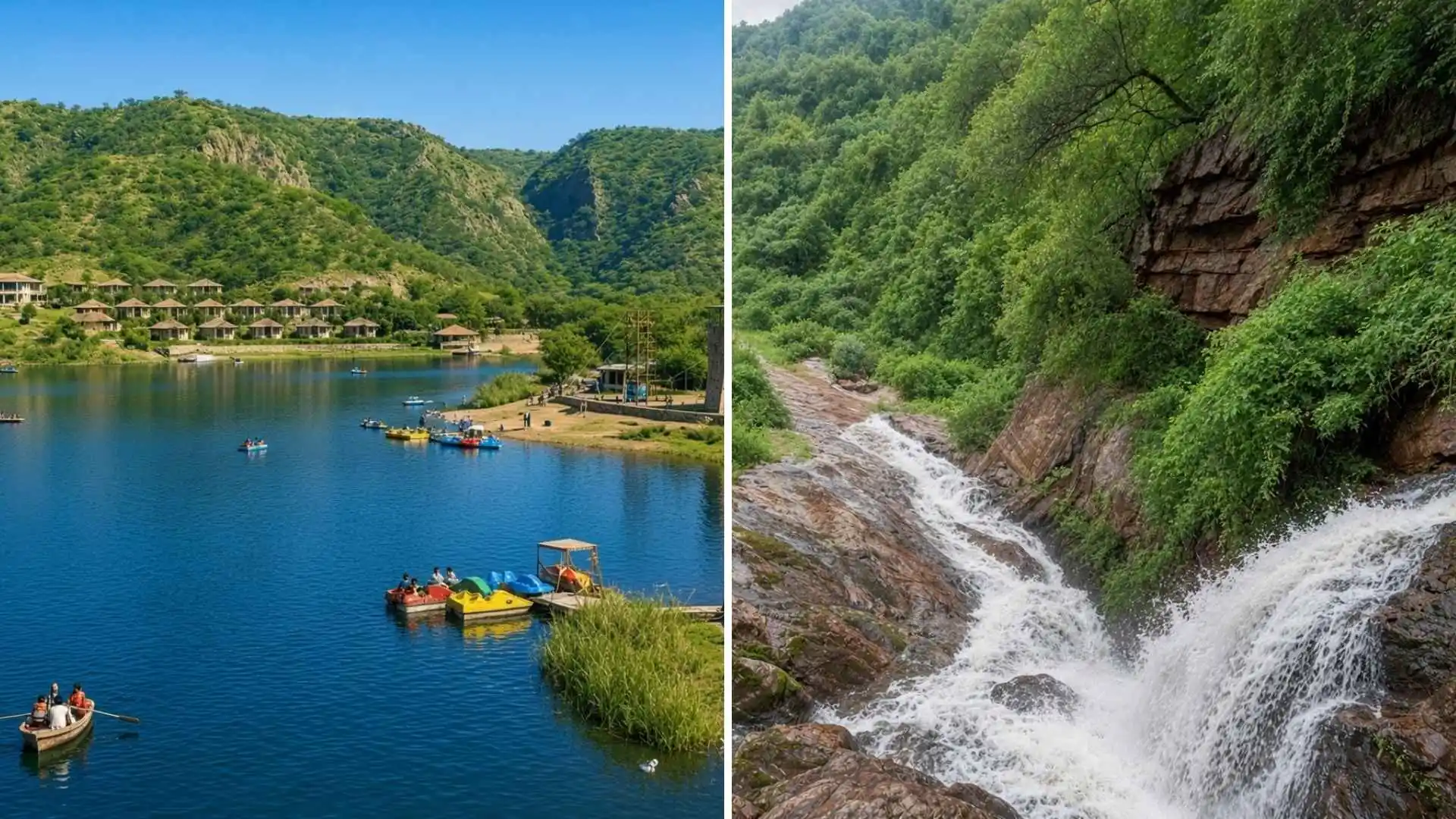 If you love scenic spots, visit Damdama Lake and Ghamroj Waterfall
