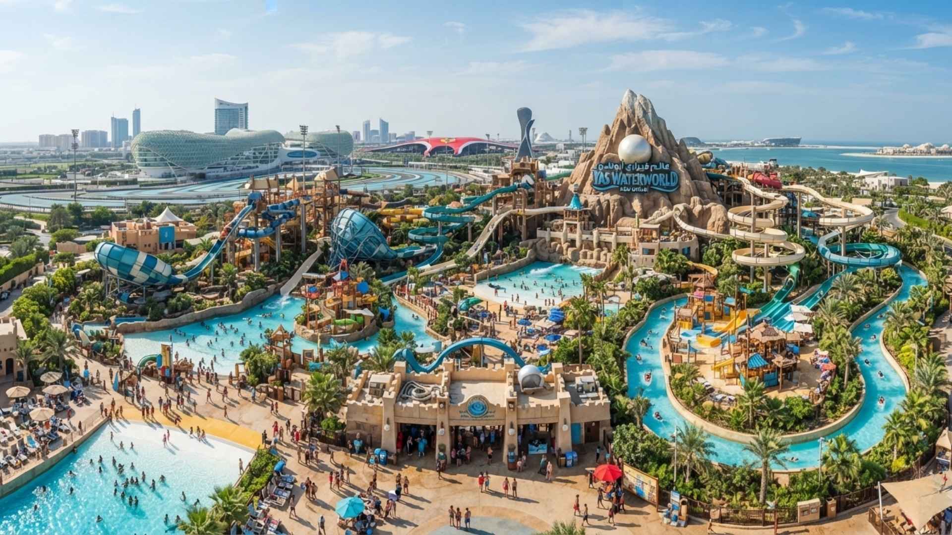 Make sure you visit ‘Yas Waterworld’ Abu Dhabi, Things to do in Yas Island