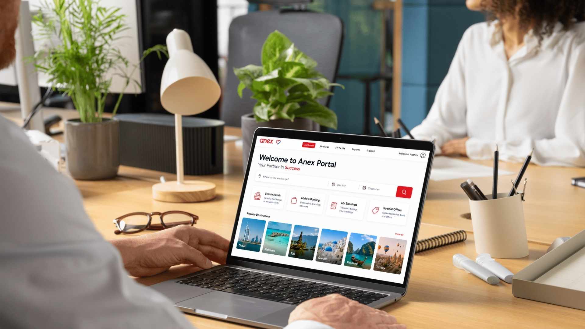 Login of Agent and User Management in a Secure Way in B2B
