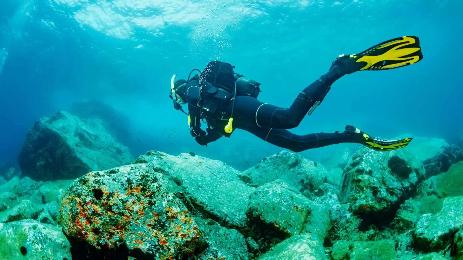 Scuba Diving in the Blue Lagoons