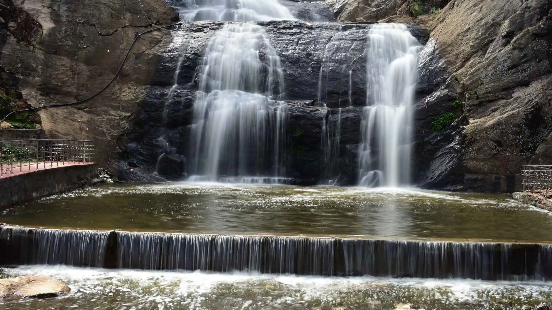 Silver Cascade Falls in Kodaikanal