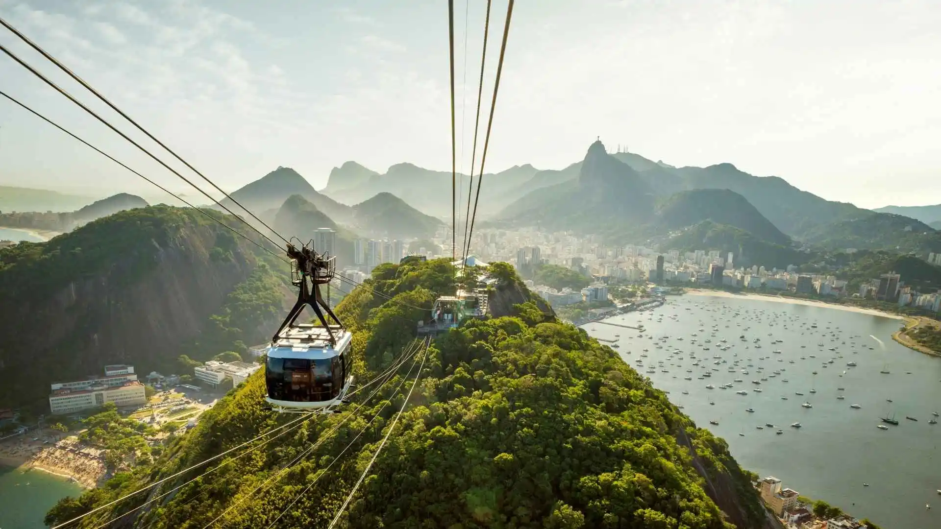 Take a cable car ride to Sugarloaf Mountain