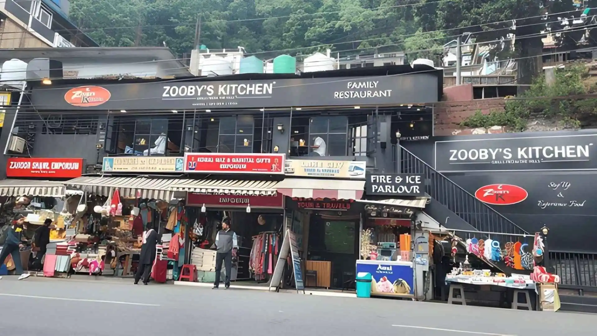 Walk through the Mall Road, nainital